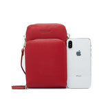 Large Capacity Shoulder Bag for Women Pu Leather Small Crossbody Messenger Purse