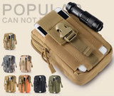 Canvas Waist Pack Belt Zipper Bags Men Casual Molle Waist Packs Large Capacity