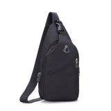 USB Charging chest pack single shoulder bags unisex chest bag