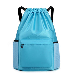 Drawstring Backpack School Gym Bag Casual String Knapsack for Teenager Women Men
