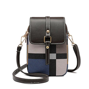 Small Crossbody Messenger Bag Women Shoulder Mini PU Leather Phone Package Purse
