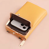 Small Crossbody Bag Women Mini Leather Shoulder Messenger Clutch Purse Handbag