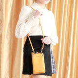 Small Crossbody Bag Women Mini Leather Shoulder Messenger Clutch Purse Handbag