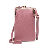Small Crossbody Bag Women Matte Leather Shoulder Clutch