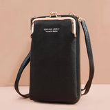 Small Matte Leather Crossbody Bag Women Shoulder Messenger Clutch Purse Handbag