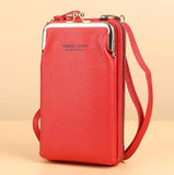 Mini Matte Leather Small Crossbody Bag Women Shoulder Messenger Clutch Purse