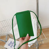 Small Crossbody Bag Mini Matte Leather Shoulder Messenger Clutch Purse