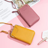 Small Crossbody Bag Women Matte Leather Shoulder Clutch