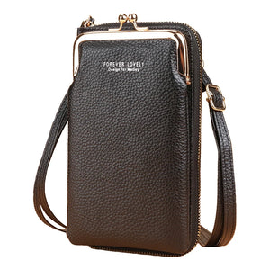 Small Crossbody Bags Women Mini Matte Leather Shoulder Messenger Bag