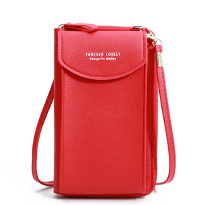 Small Crossbody Bags Women Matte Leather Shoulder Messenger Bag
