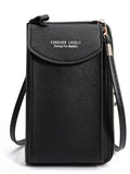 Small Crossbody Shoulder Bag Matte Leather Clutch Purse Handbag