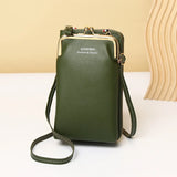 Stylish Matte Leather Women's Crossbody Bag