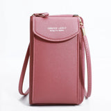 Small Crossbody Bags Women Matte Leather Shoulder Messenger Bag Clutch