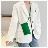 Small Crossbody Bag Mini Matte Leather Shoulder Messenger Clutch Purse
