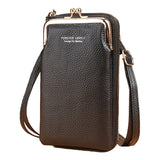 Small Crossbody Bags Women Mini Matte Leather Shoulder Messenger Bag Clutch Bols