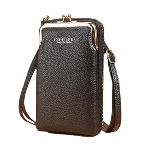 Small Crossbody Bag Women Matte Leather Shoulder Messenger Clutch Bolsas