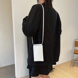 Small Crossbody Bag Mini Matte Leather Shoulder Messenger Clutch Purse
