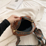 Retro Women Lady Strape Single Shoulder Bags Small Square Handbag Totes