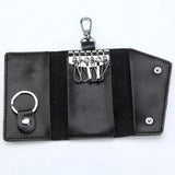 Multifunctional Faux Leather Key Case Holder Wallet