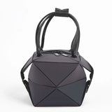 Women Geometry Handbag Hologram Laser Folding Totes Large Capacity Casual Totes