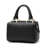 Women PU Leather Handbag Messenger Shoulder Bag with Artificial Flower ZJS01