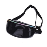 Women's Geometric Waist Bag Fanny Pack Laser Chest Phone Pouch