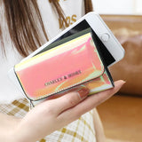 Holographic Key Holder Women Wallets Key Organizer Small Wallet