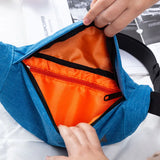 Canvas Waist Bag Fanny Pack Travel Belt Bag Pouch Sports Bum Bag