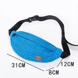 Canvas Waist Bag Fanny Pack Travel Belt Bag Pouch Sports Bum Bag