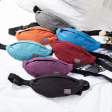 Canvas Waist Bag Fanny Pack Travel Belt Bag Pouch Sports Bum Bag