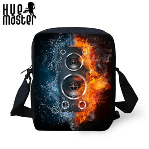 HUE MASTER Mini Messenger Bag with Back Zipper Pocket