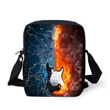 HUE MASTER Mini Messenger Bag with Back Zipper Pocket