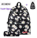 Universe Space Unicorn Backpack & Drawstring Bag 3pcs Set