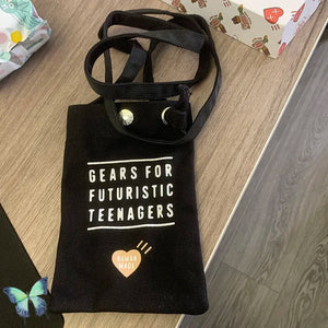 Canvas Mobile Bag with Key Bag