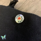Canvas Mobile Bag with Key Bag