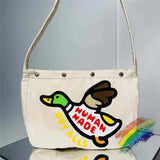 Canvas Duck Shoulder Messenger Bag