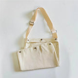 Heart Canvas Bag Foldable Reusable Tote Bag