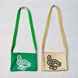 HUMAN Polar Bear Duck Pattern Mini Double Sided Couple Crossbody Bag