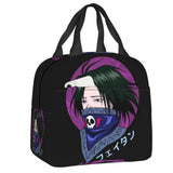 HXH Feitan Insulated Lunch Bag Hunter X Hunter Lunch Tote for Picnic
