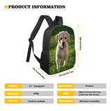 15 Inch Dog Printed School Bag Children Backpack Orthopedic Student Book Bag