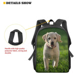 15 Inch Dog Printed School Bag Children Backpack Orthopedic Student Book Bag