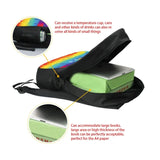 Rainbow Print Backpack for Teens School Children Kid Book Bag