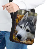 Animal Pattern Women Messenger Bag Small Cross-Body Student Book Bag