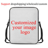 Animal Pattern Women Messenger Bag Small Cross-Body Student Book Bag