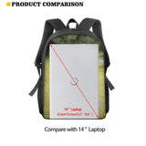 Alpaca Pattern Kids Backpack - Causal Large Travel Book Bag