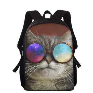 3D Print Children School Bags Boys Girls Backpack Kids Bookbag