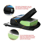 Music Note Print Backpack for Kids Schoolbag Teen Boys Girls Book Bag