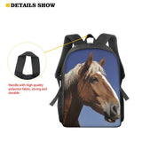 Orthopedic Horse Backpack for Kids School Supplies