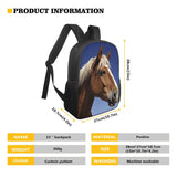 Orthopedic Horse Backpack for Kids School Supplies