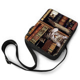 Retro Pet Cat Print Cross Body Bag for Women